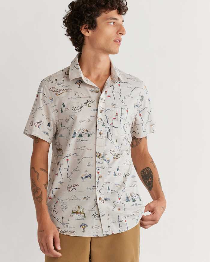 MEN'S SHORT-SLEEVE SHORELINE SHIRT